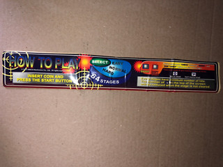 ZERO POINT 2 MONITOR BEZEL STICKER UNICO ARCADE