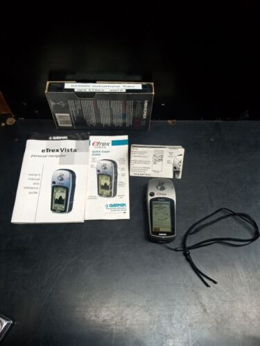 Garmin eTrex Vista GPS Personal Navigator  Works Tested VHS manual bundle - Picture 1 of 12