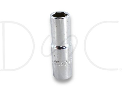 Proto 3/8'' Deep Socket 3/8'' Drive 6 Point Sae 6Pt Chrome USA 5012H