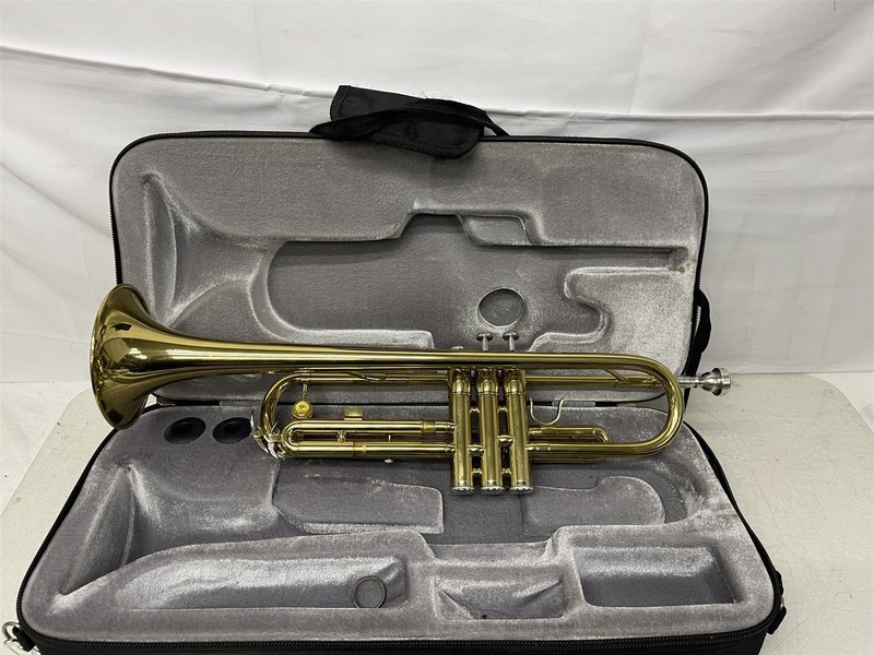 Gibson Baldwin Trumpet For Parts Damaged Valve Guide Stuck Mouthpiece