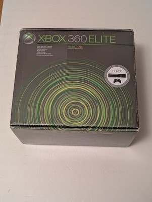 Microsoft Xbox 360 Elite Console - 120 Gig, Complete In Box CIB, 