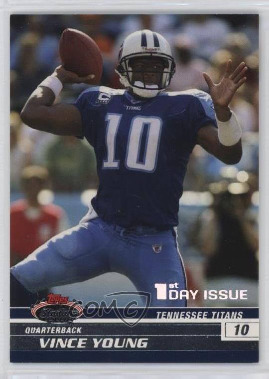 2008 Topps Stadium Club 1st Day Issue 672/1499 Vince Young #9 11h3