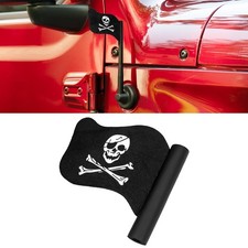 Car Antenna Topper Pirate Flag Skull Car Acce...