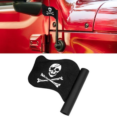 Car Antenna Topper Pirate Flag Skull Car Accessories, Antenna Topper Ball Dec...
