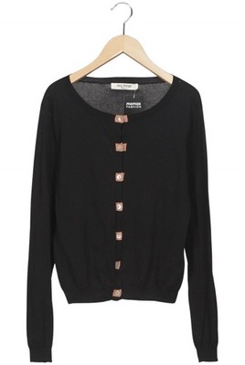 nice things Strickjacke Damen Cardigan Jacke Gr. M Baumwolle Schwarz #bbu1cnz
