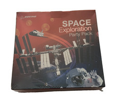 BOEING Space Exploration Birthday Party Pack Kit For 8 Plates Cups SEALED