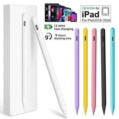 Stylus Pen for iPad 2018-2026, Pencil for Apple iPad 11th A16/10/9/8/7Gen,Air M4