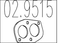 MTS Auspuffdichtung für VW Passat 3B2 1.6 Alfa Romeo Spider 916S_ 2.0 T.SPARK