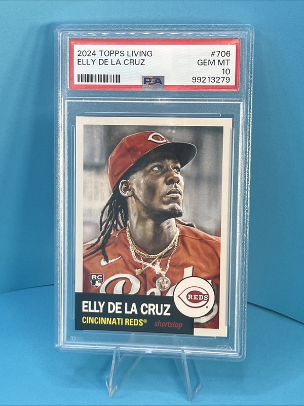 2024 Topps Living Set - Elly De La Cruz #706 /16876 (RC) PSA 10