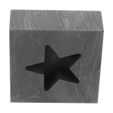  Graphite Casting Ingot Mold For Metal Melting Star Shaped Graphite Mold For