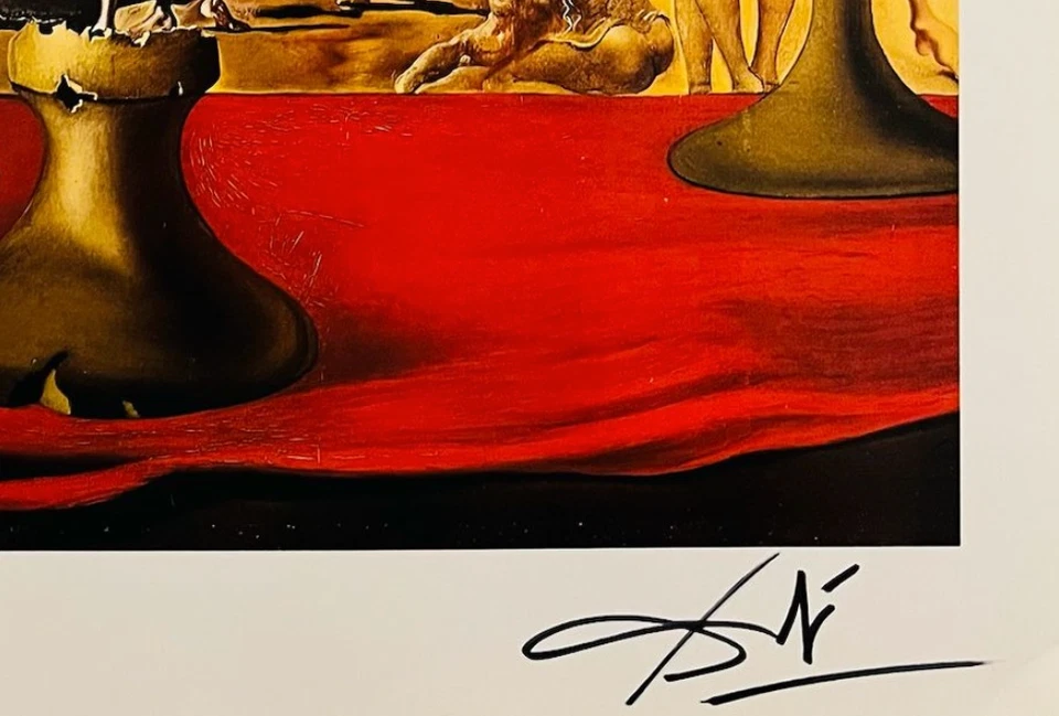 SALVADOR DALÍ, IMPRESIÓN ORIGINAL FIRMADA, INCLUYE CERTIFICADO DE AUTENTICIDAD Y TASACIÓN DE $3,500.* Foto 4 de 4