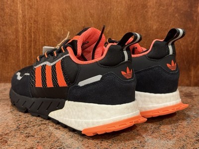 DS Adidas ZX 1K Boost Seasonality Black/Solar Orange H00428 Men's