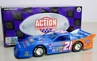 Billy Moyer 1997 #21 Bazooka SAS Action Dirt Car Late Model 1/24