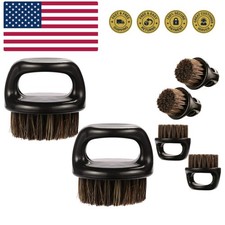 2-Pack Beard Brush for Men - Men's Beard Brush Essential Tool For Professiona...