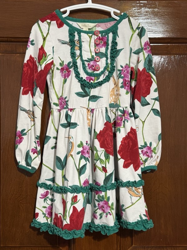 Matilda Jane Clothing Girl Dress Size 4 Spring Flowers