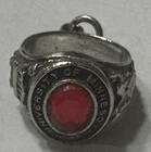 Vintage Kinney Sterling Silver Ring Charm Pendant University of Minnesota 4g