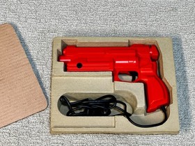 Virtua Cop Stunner Light Gun Bundle for Sega Saturn Tested w/ Box Manual & Game