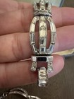 Trifari Signed Rhinestone Baguette Swags Necklace and Bracelet EUC — photo 3