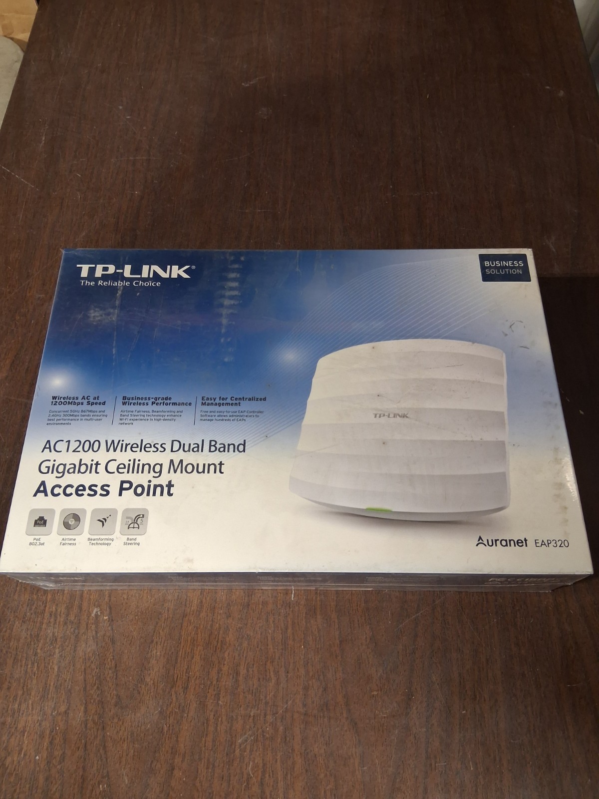 TP Link EAP320 AC1200 Wireless Dual Band Gigabit Ceiling Mount AP New in box