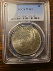 1923 Peace Silver Dollar $1 PCGS MS 65