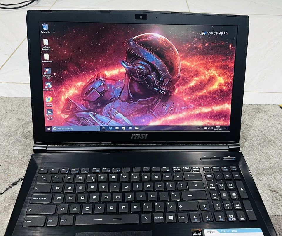 Gaming MSI MS-16J3 ,15.6"Laptop,Intel Core i5-4210H, 8GB Ram,1000GB HDD,Win 10 - Image 3 of 4