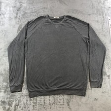 Marine Layer Sweatshirt Mens Large Gray Tencel Blend Crewneck Pullover Knit
