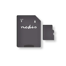 Nedis microSDXC 64 GB Class 10 UHS-I memory card with adapter