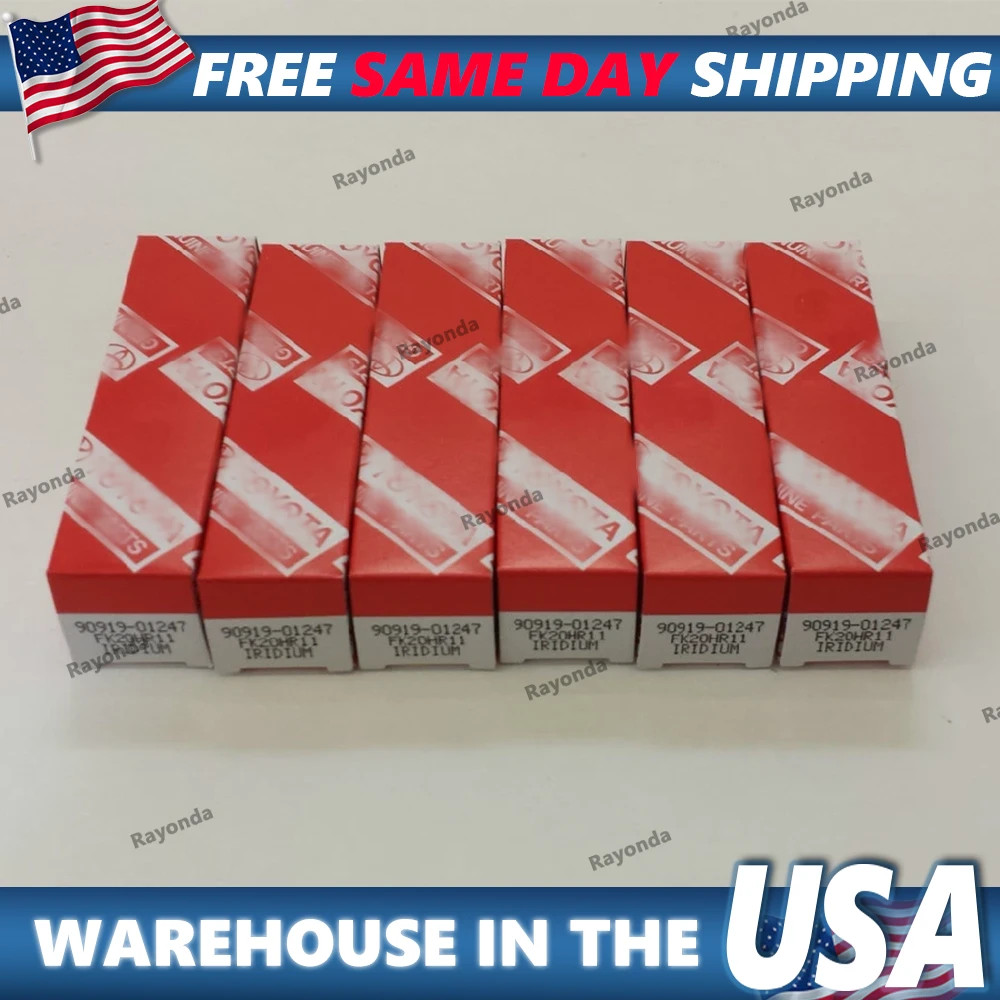 LEXUS OEM FACTORY IRIDIUM SPARK PLUG SET 2007-2015 RX350 90919-01247