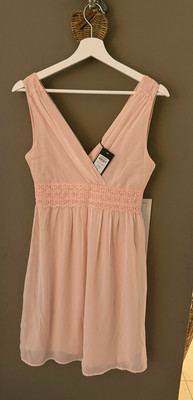 Vero Moda Damen festliches Sommerkleid Gr. S rosa NEU UVP 39,95 Euro ärmellos