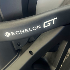 Echelon GT Upright Exercise Bike with Adjustable Seat, Black/Grey