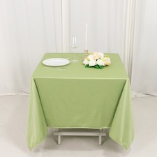 70" x 70" SAGE GREEN Scuba Polyester Square TABLECLOTH Wedding Table Linens