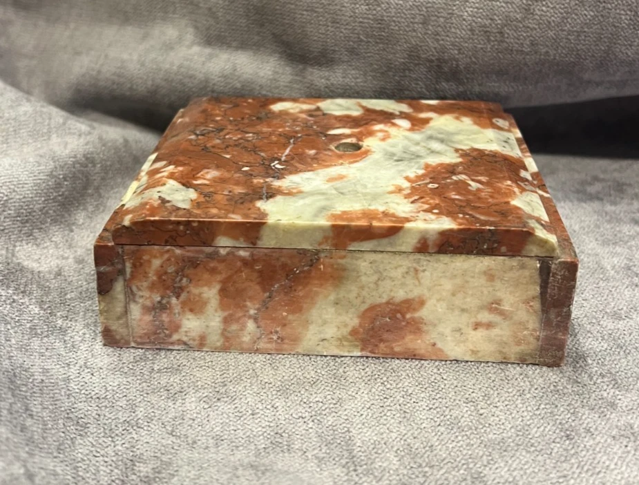 Ancien socle en marbre pour statue, autre   120x110x40mm - Photo 4/4
