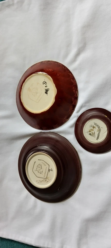 Vintage Portmadoc Pottery Pin Dishes - Image 3 of 4