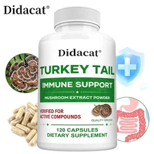 Turkey Tail 30/60/120 capsules -- Immune support, promotes gut health