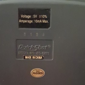 QuickShot QS-128N Wired Joystick Controller Black/Red for Nintendo NES