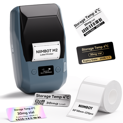 #ad NIIMBOT M2 Label Printer Kit for Lab Vials Cryogenic Labeling No Smudge Bundle $199.99