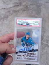 24 AcetateUpperDeck Credentials9/99Macklin Celebrini#DTAA-MCPSA 8 Rookie Auto RC