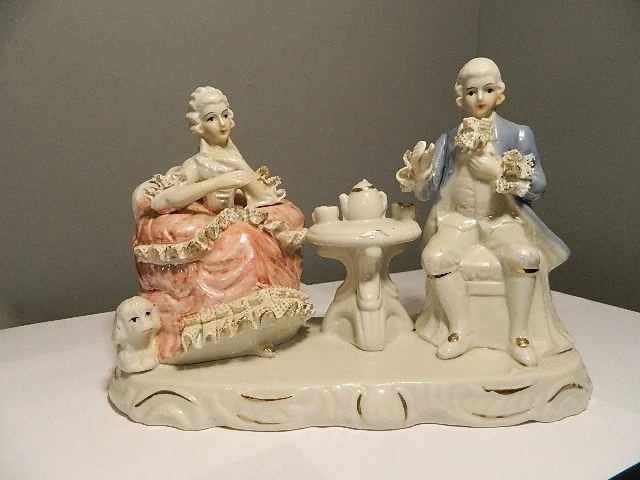 Victorian Woman Figurine In Occupied Japan Collectibles for sale