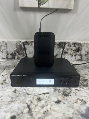 Shure BLX4R BLX1 Wireless Microphone Pack H9 Receiver Transmitter 512-542 MHz