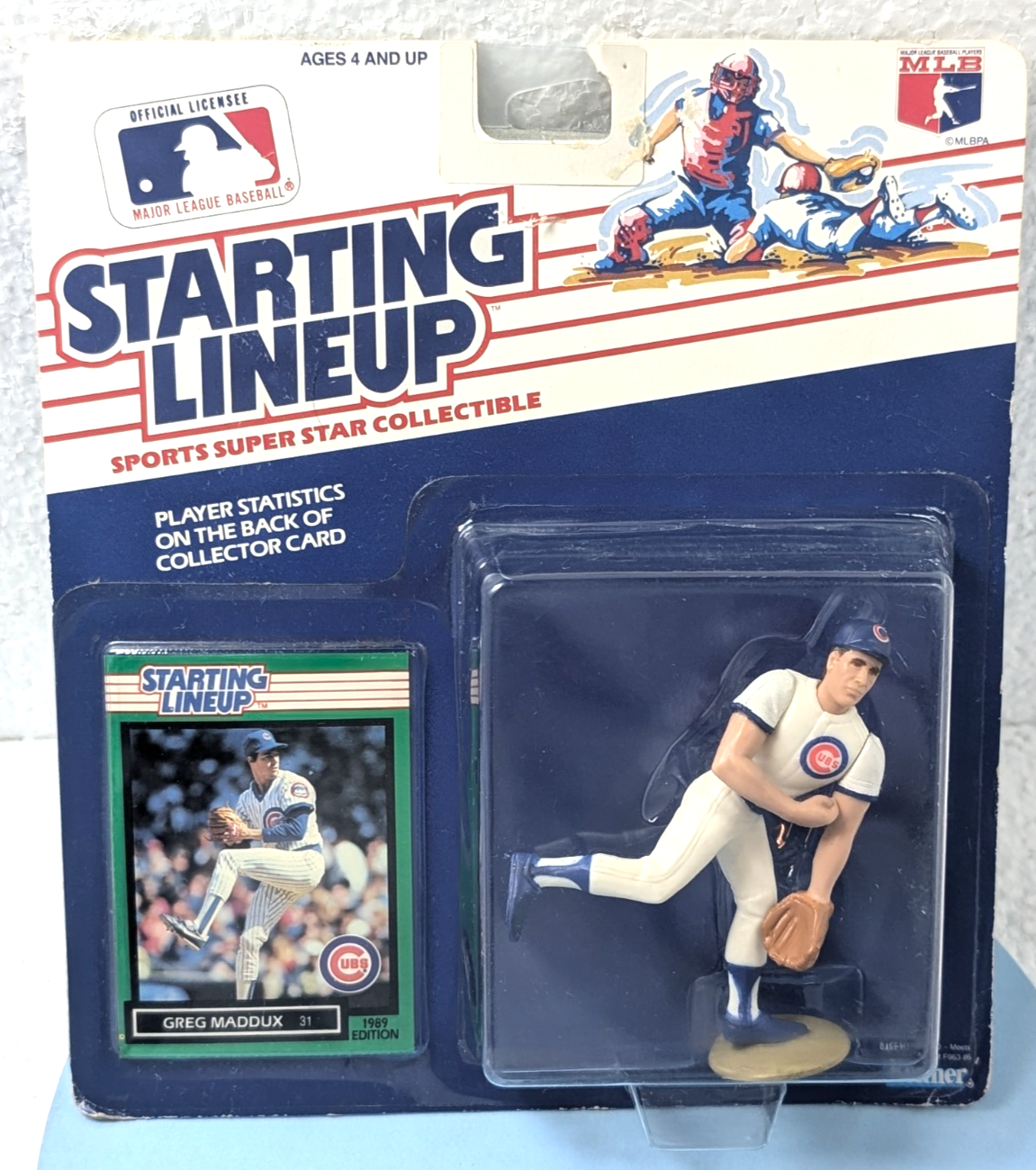 1989 Starting Lineup- Greg Maddux RC- Chicago Cubs Sealed