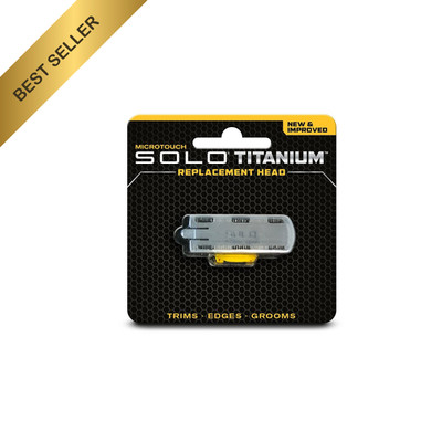 Micro Touch Titanium Solo Replacement Blade Only