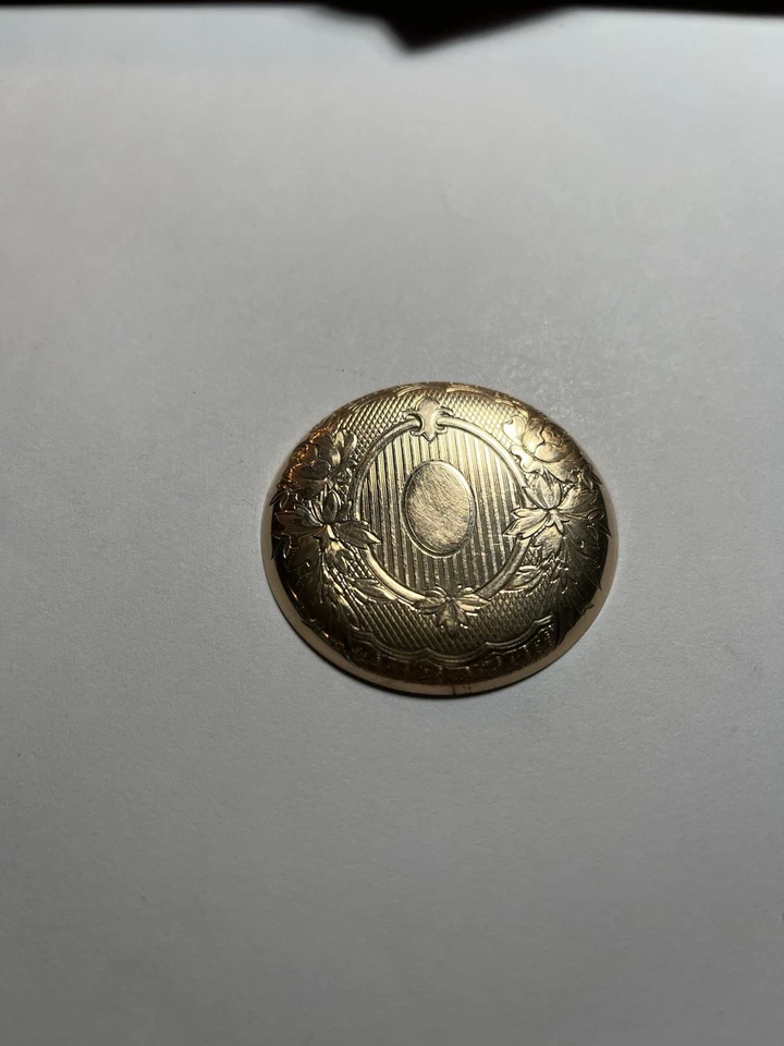 Винтажные Швейцарские Одобренные Карманные Часы с 21 Драгоценностью Рабочее Состояние товара Золотой Корпус - Изображение 4 из 4