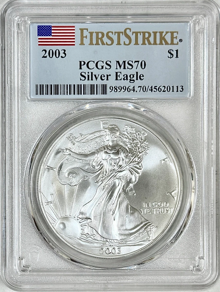 American Eagle PCGS 2003 Silver Bullion Coins for sale | eBay