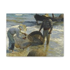 Joaquín Sorolla (1863-1923) Pescador Valenciano 1895 - Arte de pared en lienzo