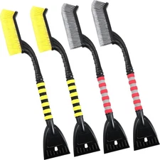 Chumia 4 Pack 27" Snow Brush and Ice Scrapers for Car Windshield Detachable... 