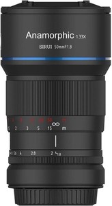Clearance Sirui 50mm F1.8 Anamorphic 1.33X Lens - Sony E Mount