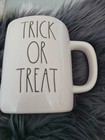 RAE DUNN TRICK OR TREAT DOUBLE SIDED STACKED PUMPKINS LL MUG HALLOWEEN ‘22 — photo 1
