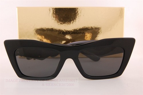 Brand New Dolce & Gabbana Sunglasses DG 4435 501/87 Black/Dark Grey Women - Picture 2 of 5