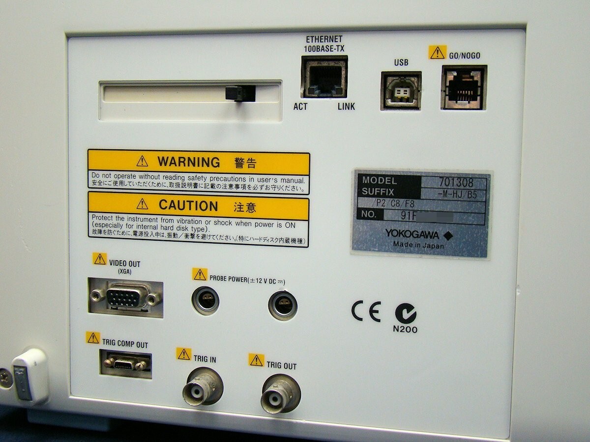 YOKOGAWA DL9040L 701308 7013-08 DC 500MHz 5GS/s Used Japan YOKOGAWA DL9040L 701308 7013-08 DC 500MHz 5GS/s Used Japan