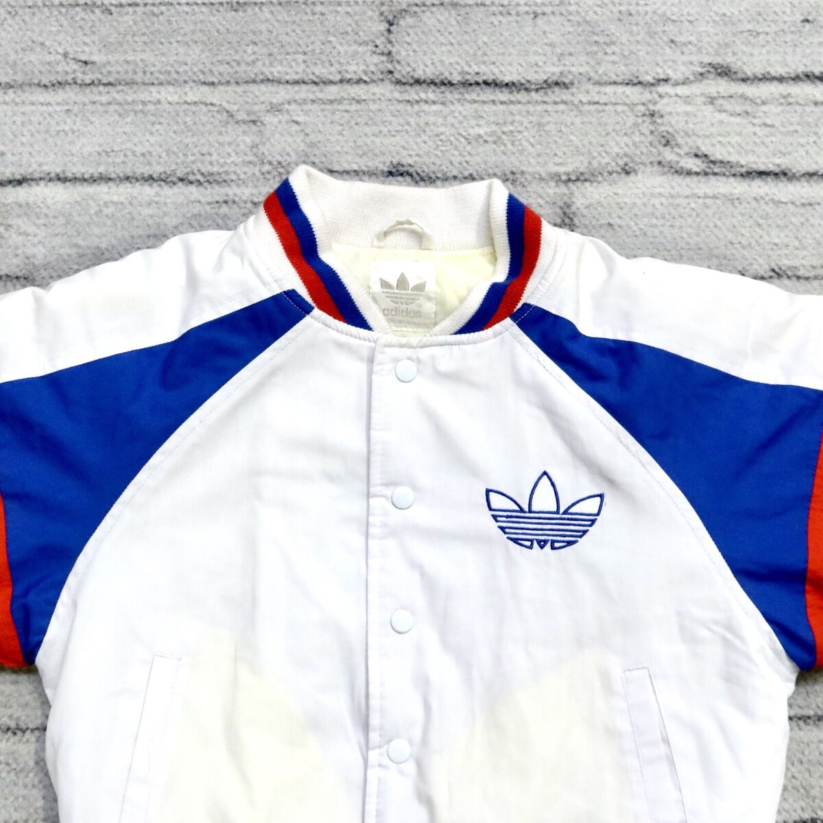 Vintage Deadstock 80s Adidas Trefoil Logo Bomber Jacket Vintage Deadstock 80s Adidas Trefoil Logo Bomber Jacket